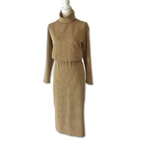 Tyler Boe 2 Piece Matching Set S Sweater Skirt Houndstooth